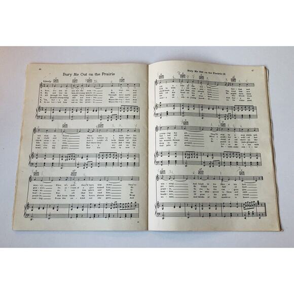 Vintage 1932 Cole Cowboy Song Book Sheet Music Arkansas Woodchopper Yodel Guitar - Picture 5 of 11
